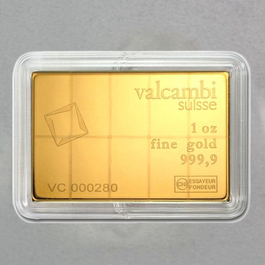 10 x 1/10oz CombiBar® Gold Valcambi